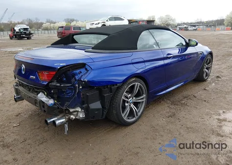 2012 BMW M6 from USA, damaged, VIN WBSLZ9C58CC985691